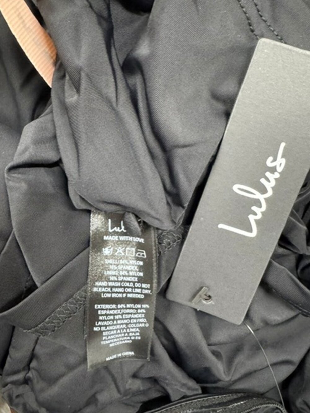 Lulus Dorena Black Jersey Knit Halter Sash Maxi Dress NWT - Picture 7 of 8